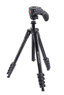 3-Manfrotto-Compact-Action-Aluminum-5-Section-Tripod-Kit-with-Hybrid-Head-Black